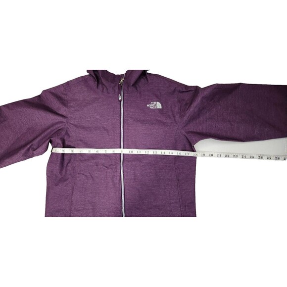 The North Face Girls Large Venture Jacket Purple Waterproof Hooded EUC - Picture 3 of 12